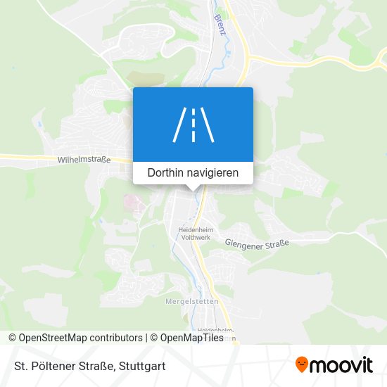 St. Pöltener Straße Karte