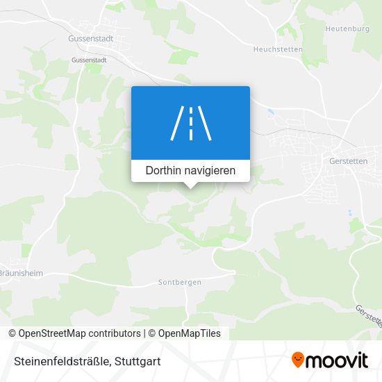 Steinenfeldsträßle Karte