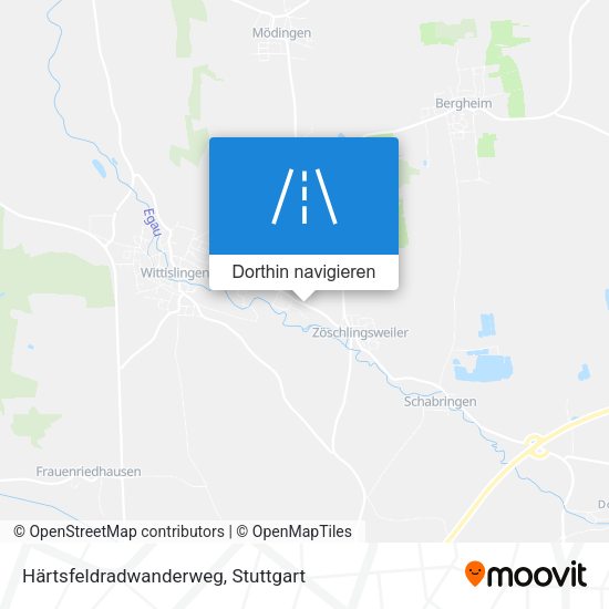 Härtsfeldradwanderweg Karte