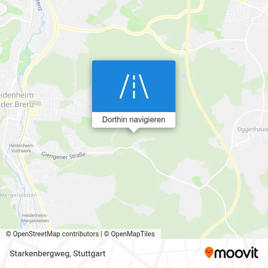 Starkenbergweg Karte