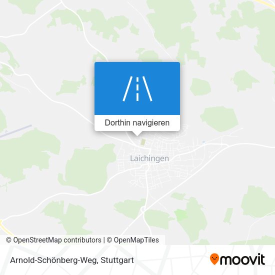 Arnold-Schönberg-Weg Karte
