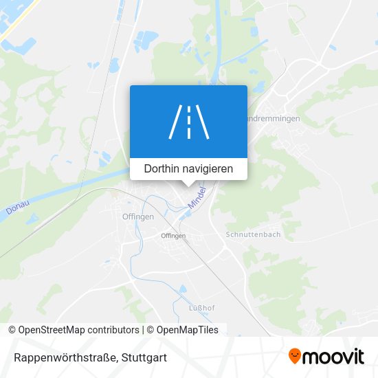 Rappenwörthstraße Karte