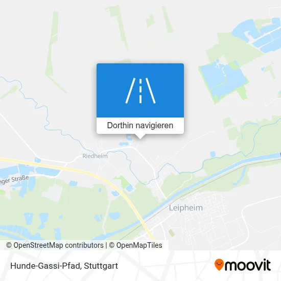 Hunde-Gassi-Pfad Karte