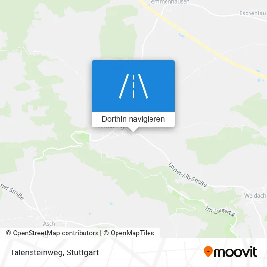 Talensteinweg Karte