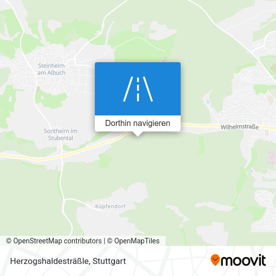 Herzogshaldesträßle Karte