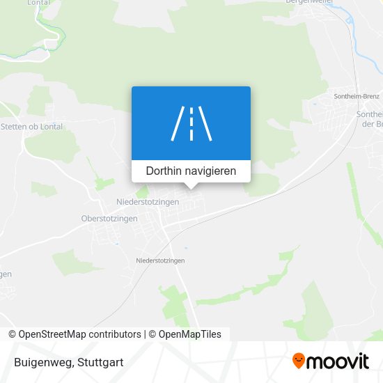 Buigenweg Karte