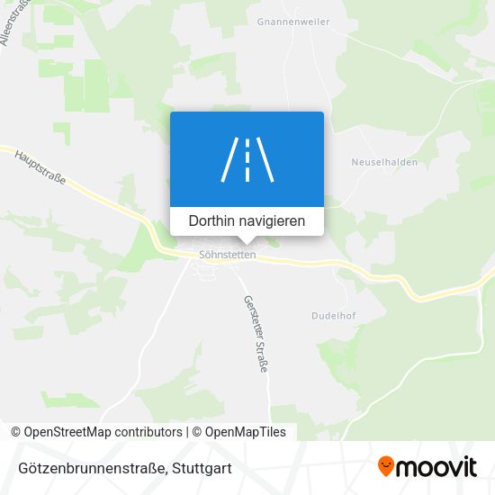 Götzenbrunnenstraße Karte