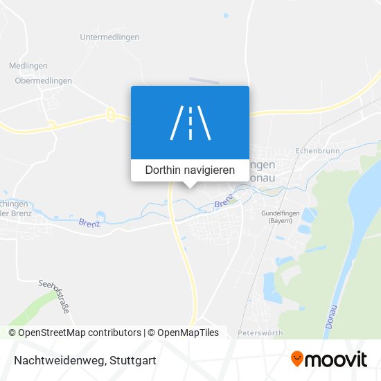 Nachtweidenweg Karte