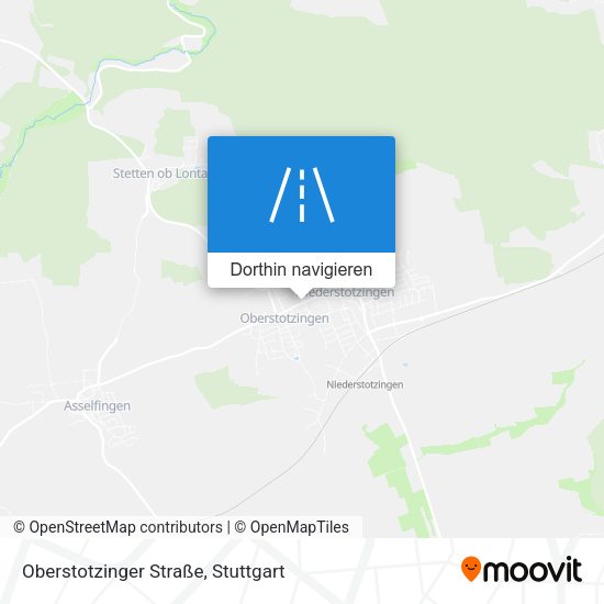 Oberstotzinger Straße Karte