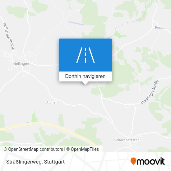 Sträßlingerweg Karte