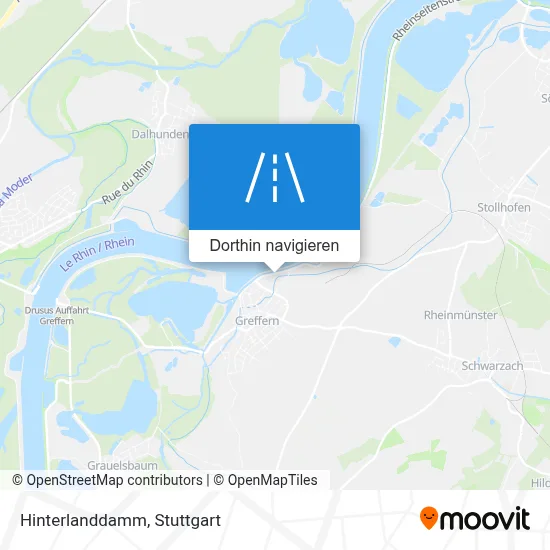 Hinterlanddamm Karte