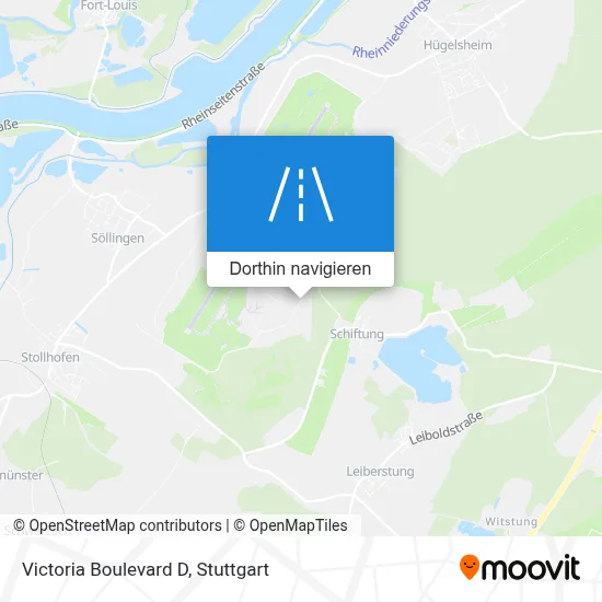 Victoria Boulevard D Karte