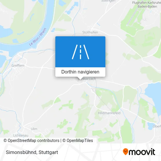 Simonsbühnd Karte