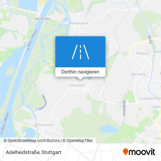 Adelheidstraße Karte