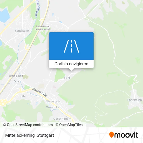 Mitteläckerring Karte