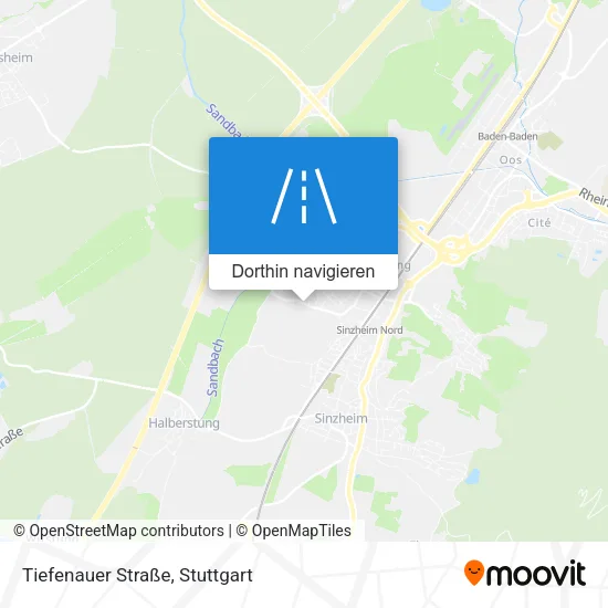 Tiefenauer Straße Karte