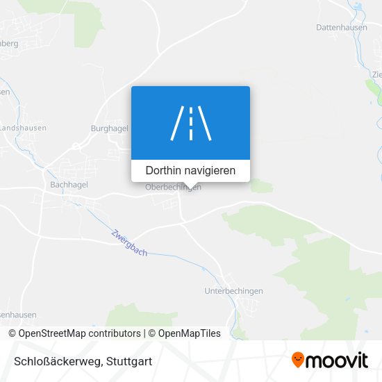 Schloßäckerweg Karte