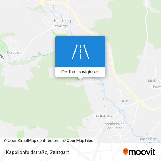 Kapellenfeldstraße Karte