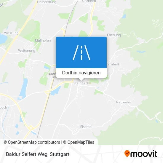 Baldur Seifert Weg Karte