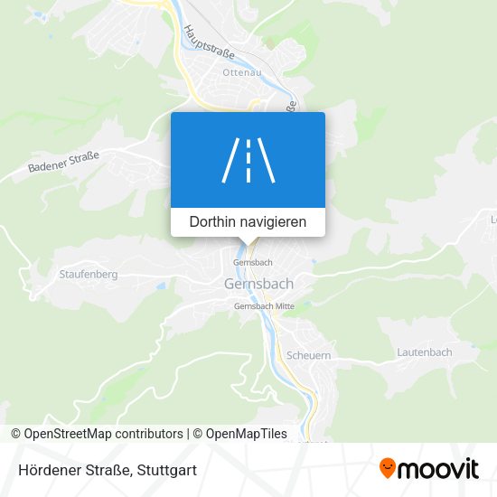 Hördener Straße Karte