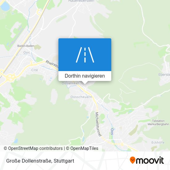 Große Dollenstraße Karte