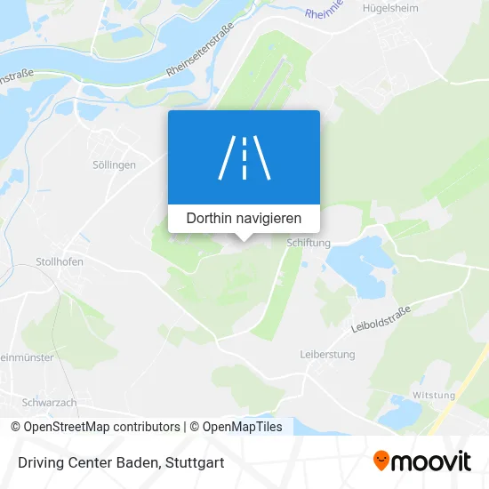 Driving Center Baden Karte