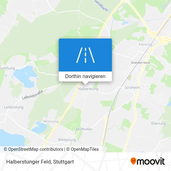 Halberstunger Feld Karte