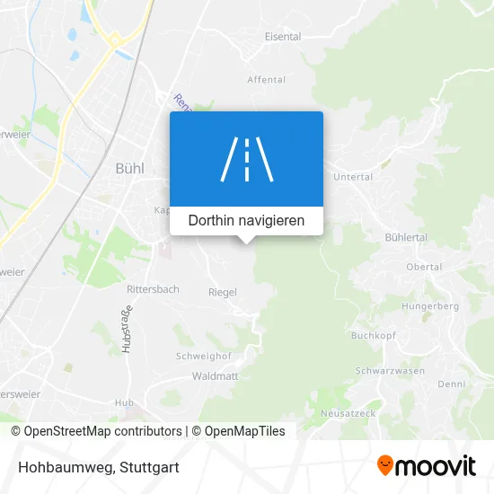 Hohbaumweg Karte