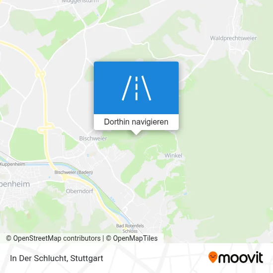In Der Schlucht Karte