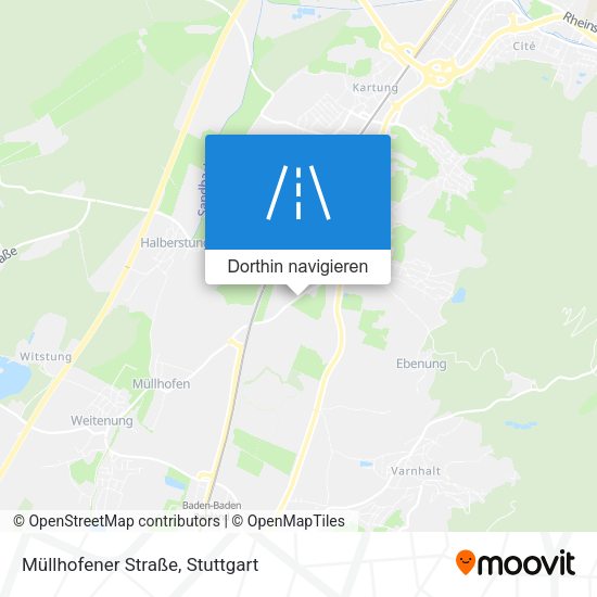 Müllhofener Straße Karte