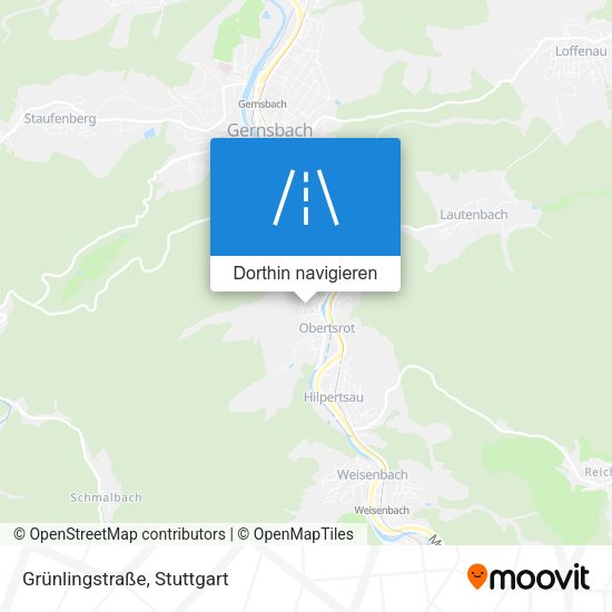 Grünlingstraße Karte