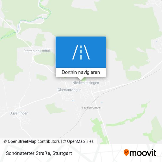 Schönstetter Straße Karte