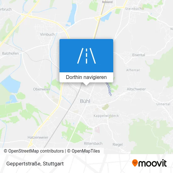 Geppertstraße Karte