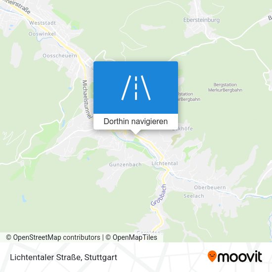 Lichtentaler Straße Karte