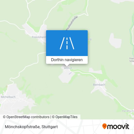 Mönchskopfstraße Karte