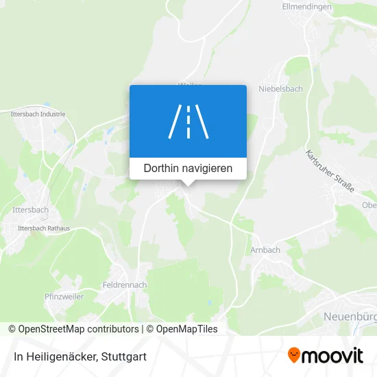 In Heiligenäcker Karte