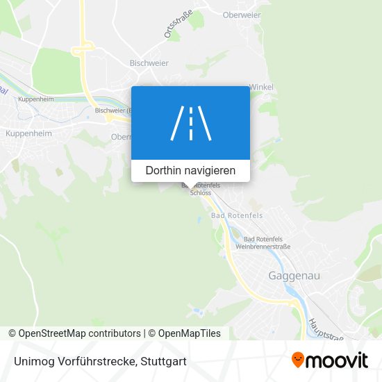 Unimog Vorführstrecke Karte