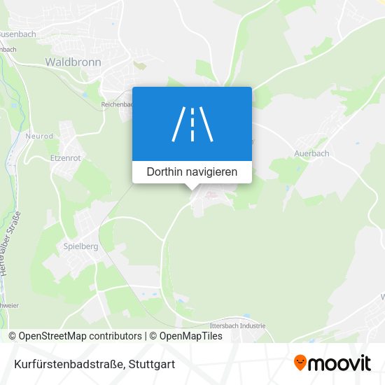 Kurfürstenbadstraße Karte