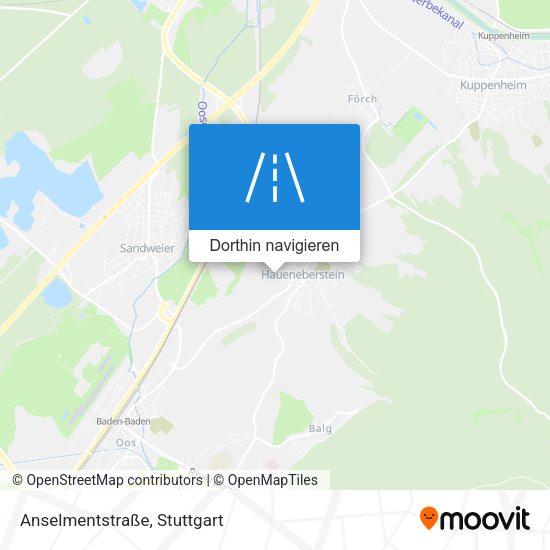 Anselmentstraße Karte