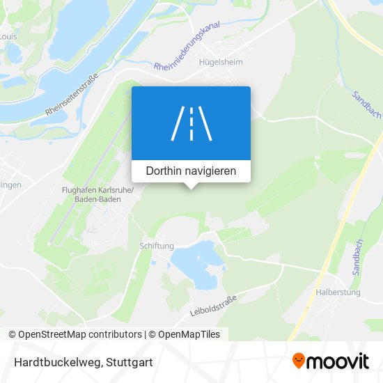 Hardtbuckelweg Karte