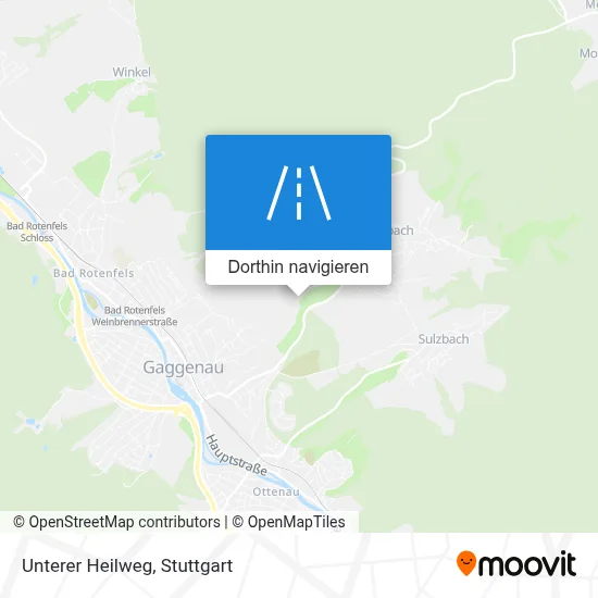 Unterer Heilweg Karte