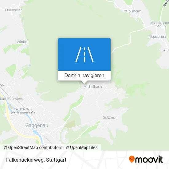 Falkenackerweg Karte