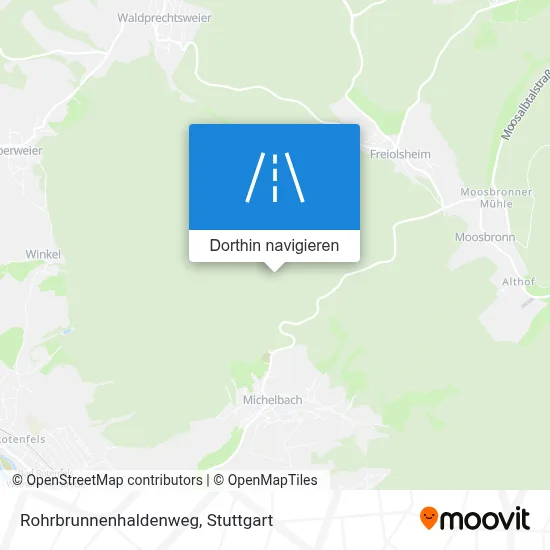 Rohrbrunnenhaldenweg Karte