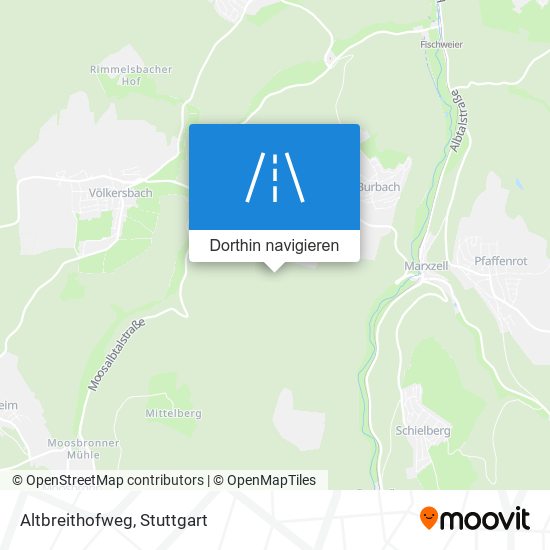 Altbreithofweg Karte