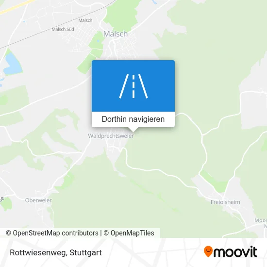 Rottwiesenweg Karte