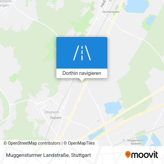 Muggensturmer Landstraße Karte