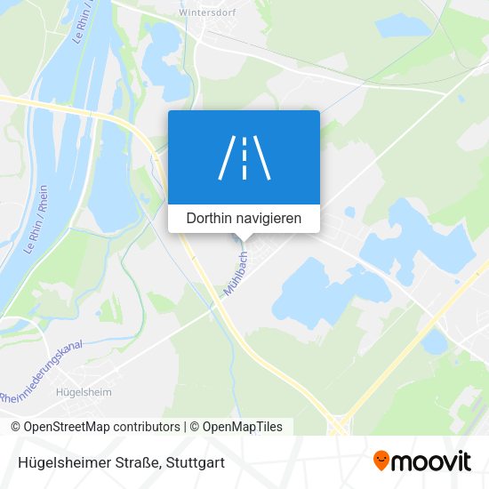 Hügelsheimer Straße Karte