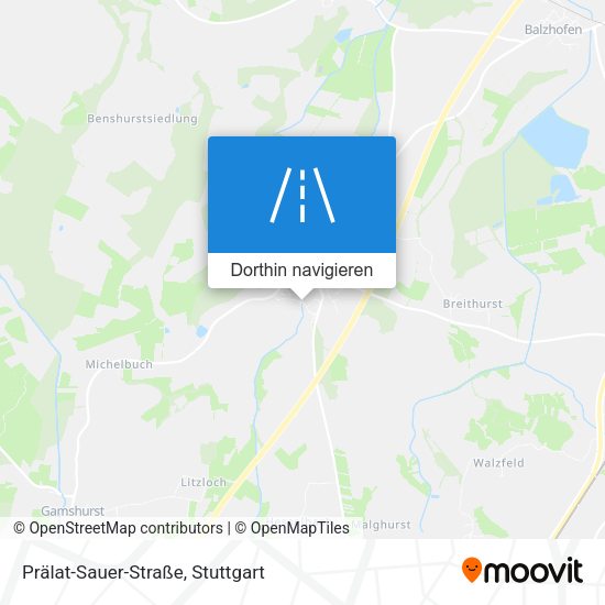 Prälat-Sauer-Straße Karte