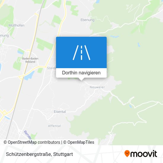 Schützenbergstraße Karte