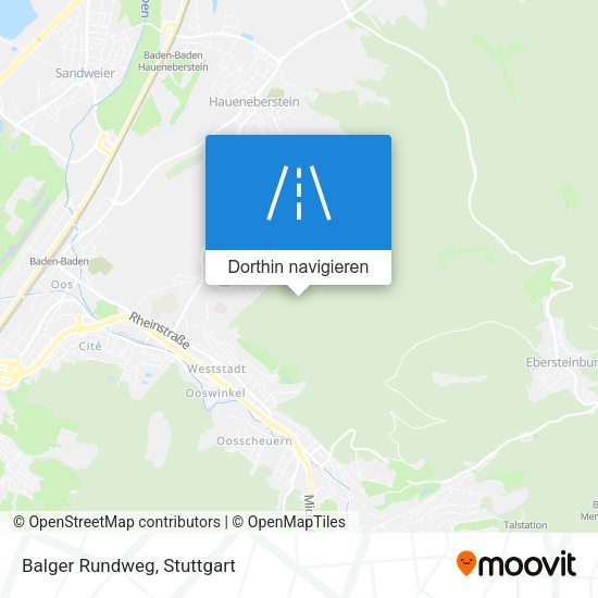 Balger Rundweg Karte